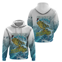 Bass Fishing Vintage Zip Hoodie - Wonder Print Shop