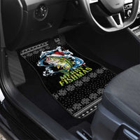 Funny Fishmas Bass Car Mats Fish Santa Hat Christmas Vibes - Wonder Print Shop