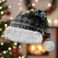 Funny Fishmas Bass Christmas Santa Hat Fish Santa Hat Christmas Vibes - Wonder Print Shop