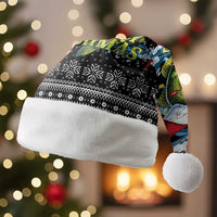 Funny Fishmas Bass Christmas Santa Hat Fish Santa Hat Christmas Vibes - Wonder Print Shop