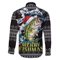 Funny Fishmas Bass Family Matching Puletasi and Hawaiian Shirt Fish Santa Hat Christmas Vibes - Wonder Print Shop