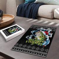 Funny Fishmas Bass Puzzle Fish Santa Hat Christmas Vibes - Wonder Print Shop
