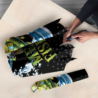 Funny Fishmas Bass Umbrella Fish Santa Hat Christmas Vibes - Wonder Print Shop