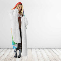 Funny Fishmas Bass Hooded Blanket Merry Fishmas Tie-dye Christmas Vibes - Wonder Print Shop