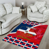 Dominican Republic 180th Years Independence Day Personalized Area Rug LT9 - Wonder Print Shop