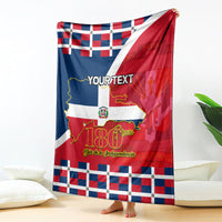 Dominican Republic 180th Years Independence Day Personalized Blanket