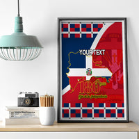 Dominican Republic 180th Years Independence Day Personalized Canvas Wall Art LT9 - Wonder Print Shop