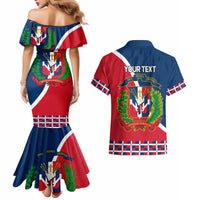 Dominican Republic 180th Years Independence Day Personalized Couples Matching Mermaid Dress and Hawaiian Shirt LT9 - Wonder Print Shop