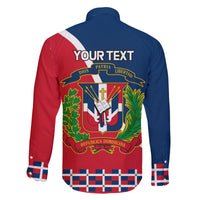 Dominican Republic 180th Years Independence Day Personalized Family Matching Tank Maxi Dress and Hawaiian Shirt - Wonder Print Shop