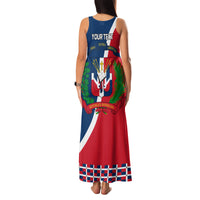 Dominican Republic 180th Years Independence Day Personalized Family Matching Tank Maxi Dress and Hawaiian Shirt - Wonder Print Shop