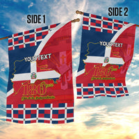 Dominican Republic 180th Years Independence Day Personalized Garden Flag - Wonder Print Shop