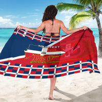 Dominican Republic 180th Years Independence Day Personalized Sarong - Wonder Print Shop