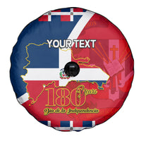Dominican Republic 180th Years Independence Day Personalized Spare Tire Cover - Wonder Print Shop