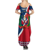 Dominican Republic 180th Years Independence Day Personalized Summer Maxi Dress - Wonder Print Shop