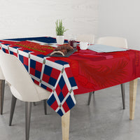 Dominican Republic 180th Years Independence Day Personalized Tablecloth - Wonder Print Shop