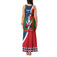 Dominican Republic 180th Years Independence Day Personalized Tank Maxi Dress - Wonder Print Shop