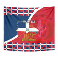 Dominican Republic 180th Years Independence Day Personalized Tapestry - Wonder Print Shop