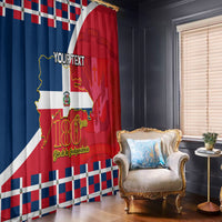 Dominican Republic 180th Years Independence Day Personalized Window Curtain - Wonder Print Shop
