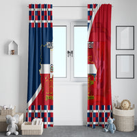 Dominican Republic 180th Years Independence Day Personalized Window Curtain - Wonder Print Shop
