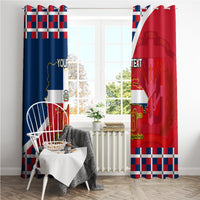 Dominican Republic 180th Years Independence Day Personalized Window Curtain - Wonder Print Shop