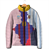 Custom Argentina and Spain Padded Jacket Special Vintage Match Team Edition