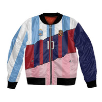 Custom Argentina and Spain Bomber Jacket Trio Special Vintage Edition