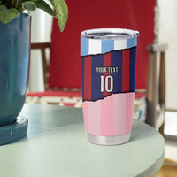 Custom Argentina and Spain Tumbler Cup Trio Special Vintage Edition