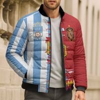 Custom Argentina and Spain Bomber Puffer Jacket 2026 Battle Finalissima