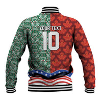 Custom Mexico Canada USA Baseball Jacket World Nations Football 2026