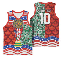 Custom Mexico Canada USA Basketball Jersey World Nations Football 2026