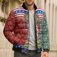 Custom Mexico Canada USA Bomber Puffer Jacket World Nations Football 2026