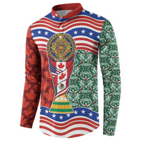 Custom Mexico Canada USA Button Sweatshirt World Nations Football 2026