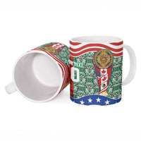 Custom Mexico Canada USA Ceramic Mug World Nations Football 2026