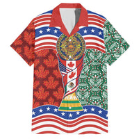 Custom Mexico Canada USA Hawaiian Shirt World Nations Football 2026