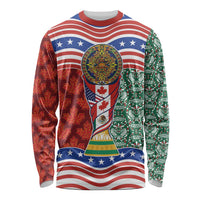 Custom Mexico Canada USA Long Sleeve Shirt World Nations Football 2026
