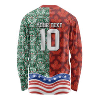 Custom Mexico Canada USA Long Sleeve Shirt World Nations Football 2026