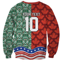 Custom Mexico Canada USA Sweatshirt World Nations Football 2026