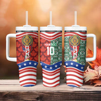 Custom Mexico Canada USA Tumbler With Handle World Nations Football 2026