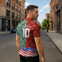 Custom Mexico Canada USA Zipper Polo Shirt World Nations Football 2026