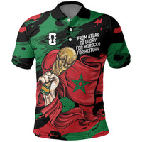 Personalized Morocco From Atlas To Victory Polo Shirt Atlas Lions World Football Supporter Edition