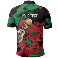 Personalized Morocco From Atlas To Victory Polo Shirt Atlas Lions World Football Supporter Edition