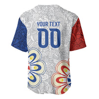 Vamos Paraguay Custom Baseball Jersey Nanduti Heritage Football Supporter