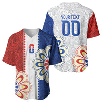 Vamos Paraguay Custom Baseball Jersey Nanduti Heritage Football Supporter