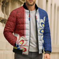 Vamos Paraguay Custom Bomber Puffer Jacket Nanduti Heritage Football Supporter