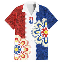 Vamos Paraguay Custom Hawaiian Shirt Nanduti Heritage Football Supporter