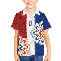 Vamos Paraguay Custom Hawaiian Shirt Nanduti Heritage Football Supporter
