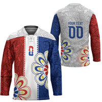 Vamos Paraguay Custom Hockey Jersey Nanduti Heritage Football Supporter