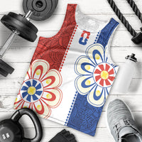 Vamos Paraguay Custom Men Tank Top Nanduti Heritage Football Supporter