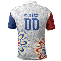 Vamos Paraguay Custom Polo Shirt Nanduti Heritage Football Supporter