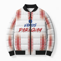 Vamos Paraguay Custom Bomber Puffer Jacket Ao Po'i Heritage Football Supporter